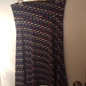 Medium lularoe Azure skirt